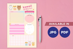 Cute Kawaii Planner