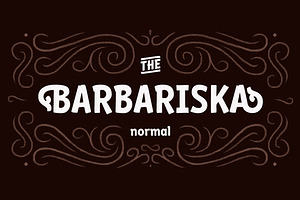 Barbariska Regular & Oblique