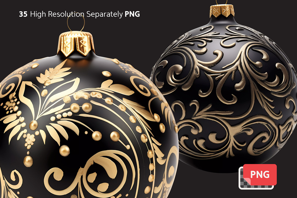 Christmas Balls Set, an Object Graphic by Voysla's Shop (Photo 4 of 10)