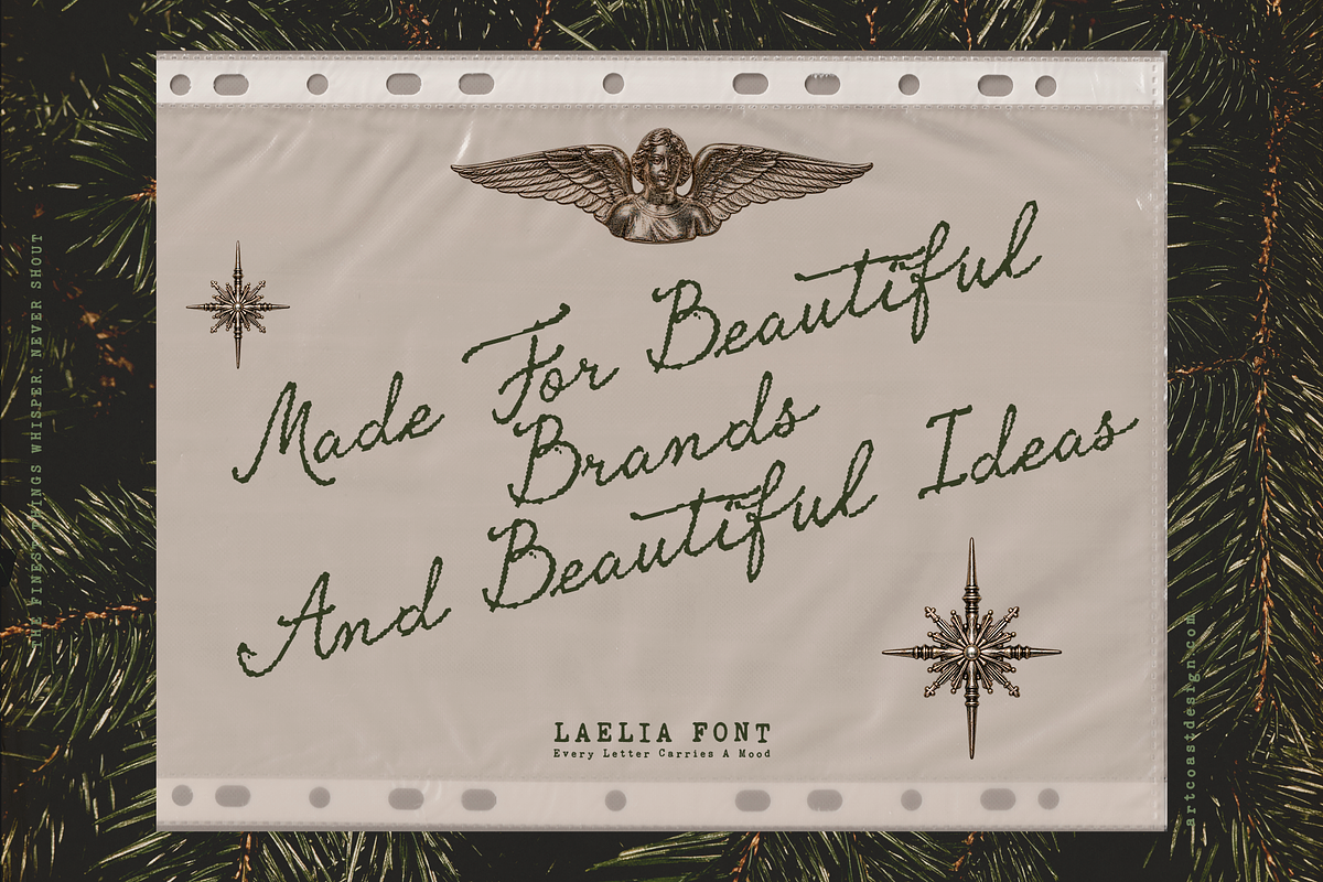 Laelia Wave — Editorial Script Font, a Script Font by nadispasibenko (Photo 2 of 5)