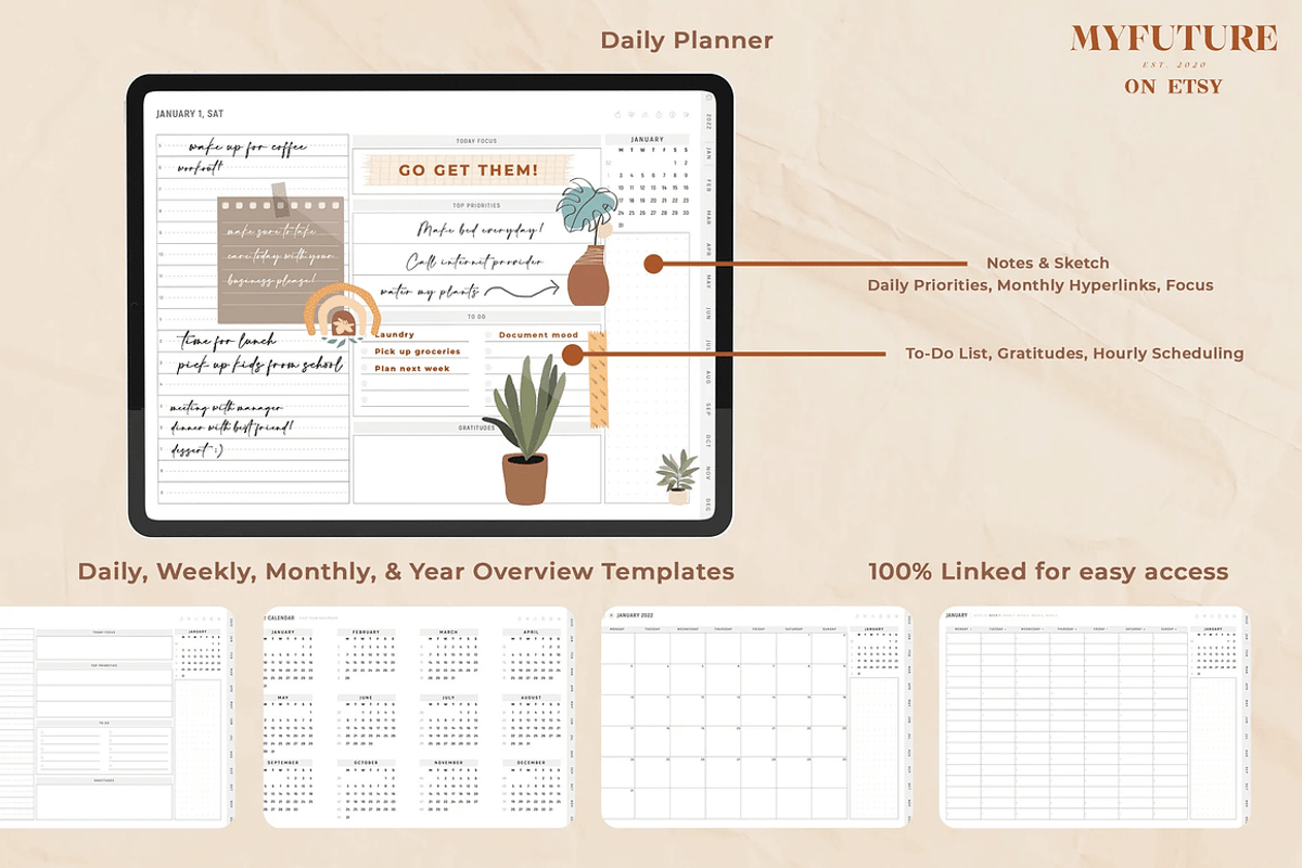 Digital Planner - GoodNotes - 2023 preview 2