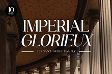 Imperial Glorieux Serif Family Font
