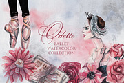 Odette. Ballet watercolor collection, a Sport Illustration by Scarlet Heath Art (Thumbnail 1 of 13)