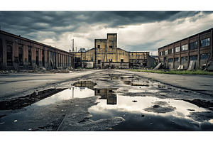 city empty urban background ai, an Architecture Photo by pikepicture