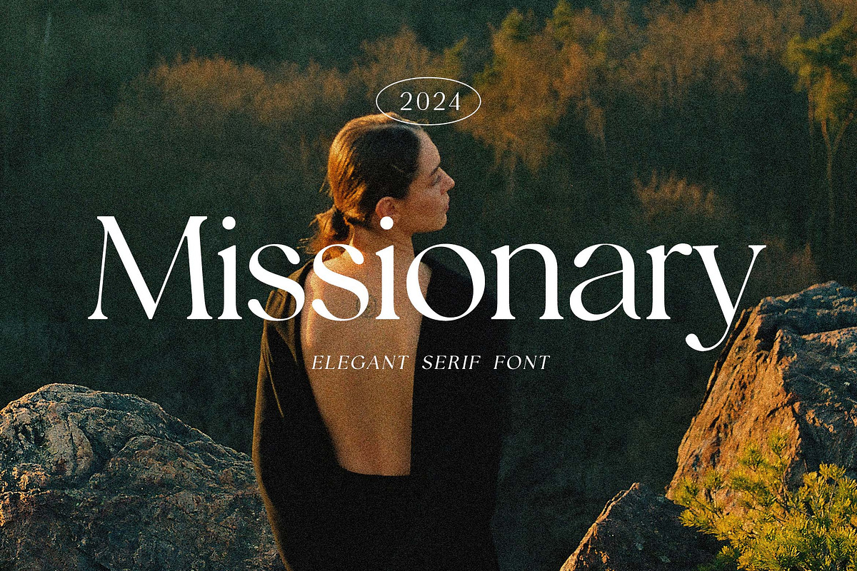 Missionary Elegant Serif Family Font, a Serif Font by UICreative (Photo 1 of 13)