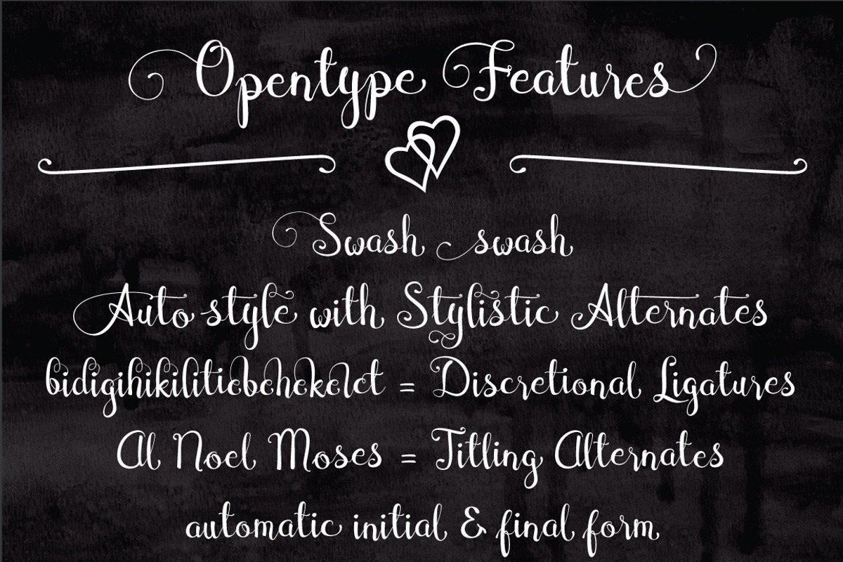 Cymbidium Script preview 7
