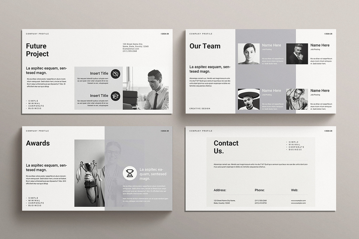 Company Profile Presentation, a Presentation Template by E-Type (Photo 5 of 5)