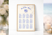 HandDrawn SeatingChart Canva bd001, a Poster Template by TyphoonStudio (Thumbnail 5 of 9)