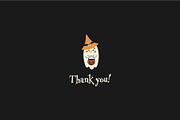 Hey BOO! Cute ghost clipart, a Seasonal Illustration by EltaMaxArt (Thumbnail 14 of 14)