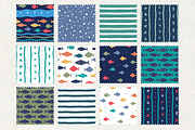 Nautical Fish Playful Collection, a Pattern Graphic by Naty Art (Thumbnail 11 of 12)