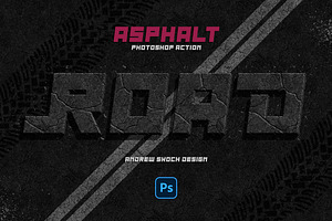 Asphalt Photoshop Action, an Action Add-On by Andrew Skoch Design