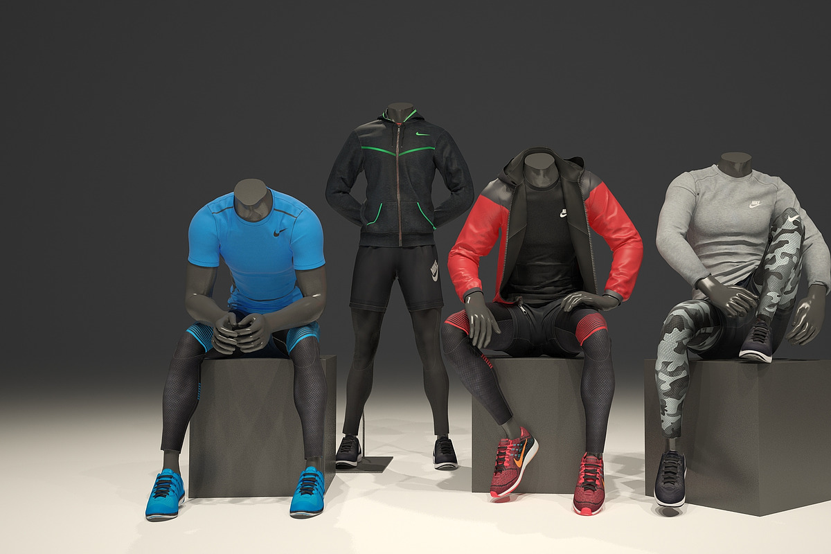 Male mannequin pack 2, a Characters & Person 3D Model by mrGarret (Photo 1 of 15)