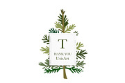 Christmas tree, Boho Christmas tree, an Illustration by Usis (Thumbnail 6 of 6)