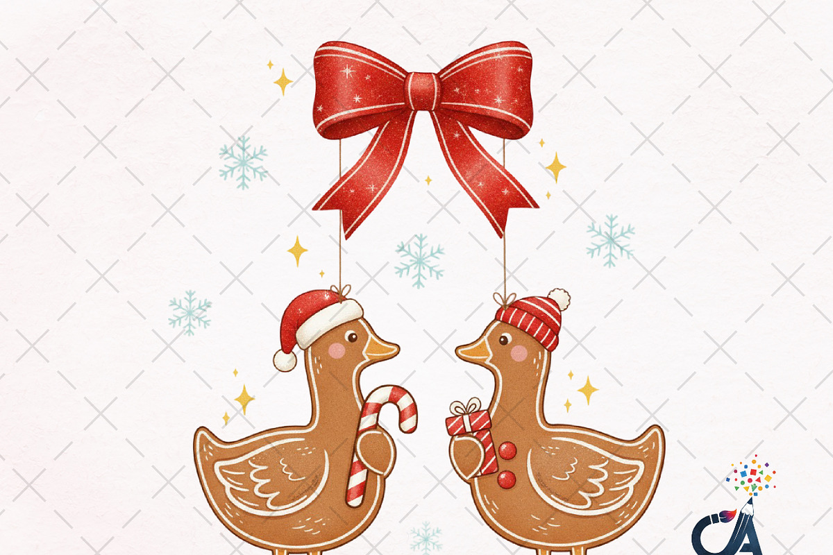 Gingerbread Cookies Christmas PNG, an Illustration by Creative Art (Photo 1 of 6)