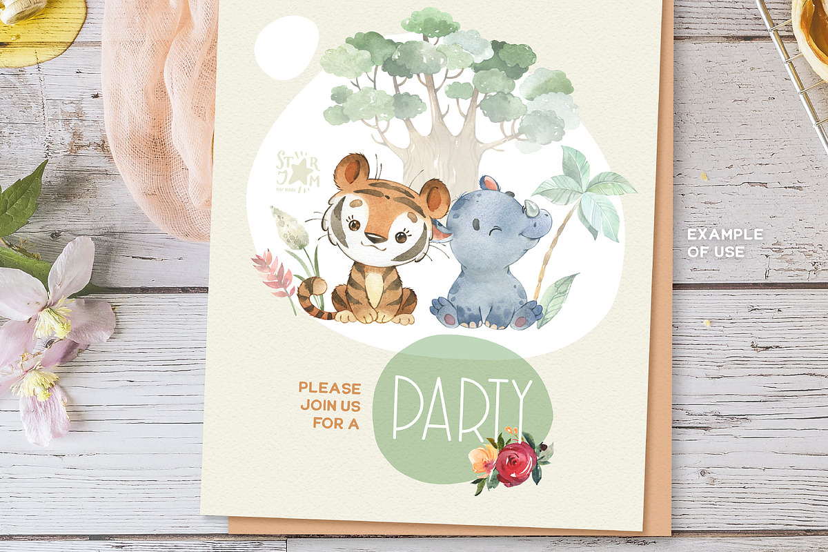 Exotic Baby Animals, an Animal Illustration by StarJam (Photo 3 of 7)
