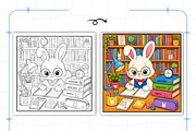 Adult Cozy University Days Coloring, a Decorative Illustration by Design Station (Thumbnail 3 of 7)