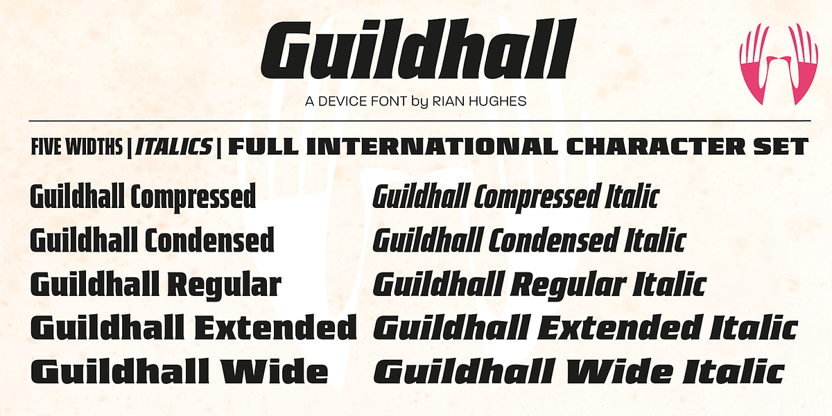 Guildhall, a Serif Font by Device (Photo 8 of 8)