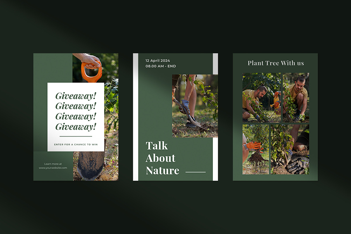 Dhara - Nature Social Media Pack, a Social Media Template by Neetlabs Studio (Photo 4 of 5)