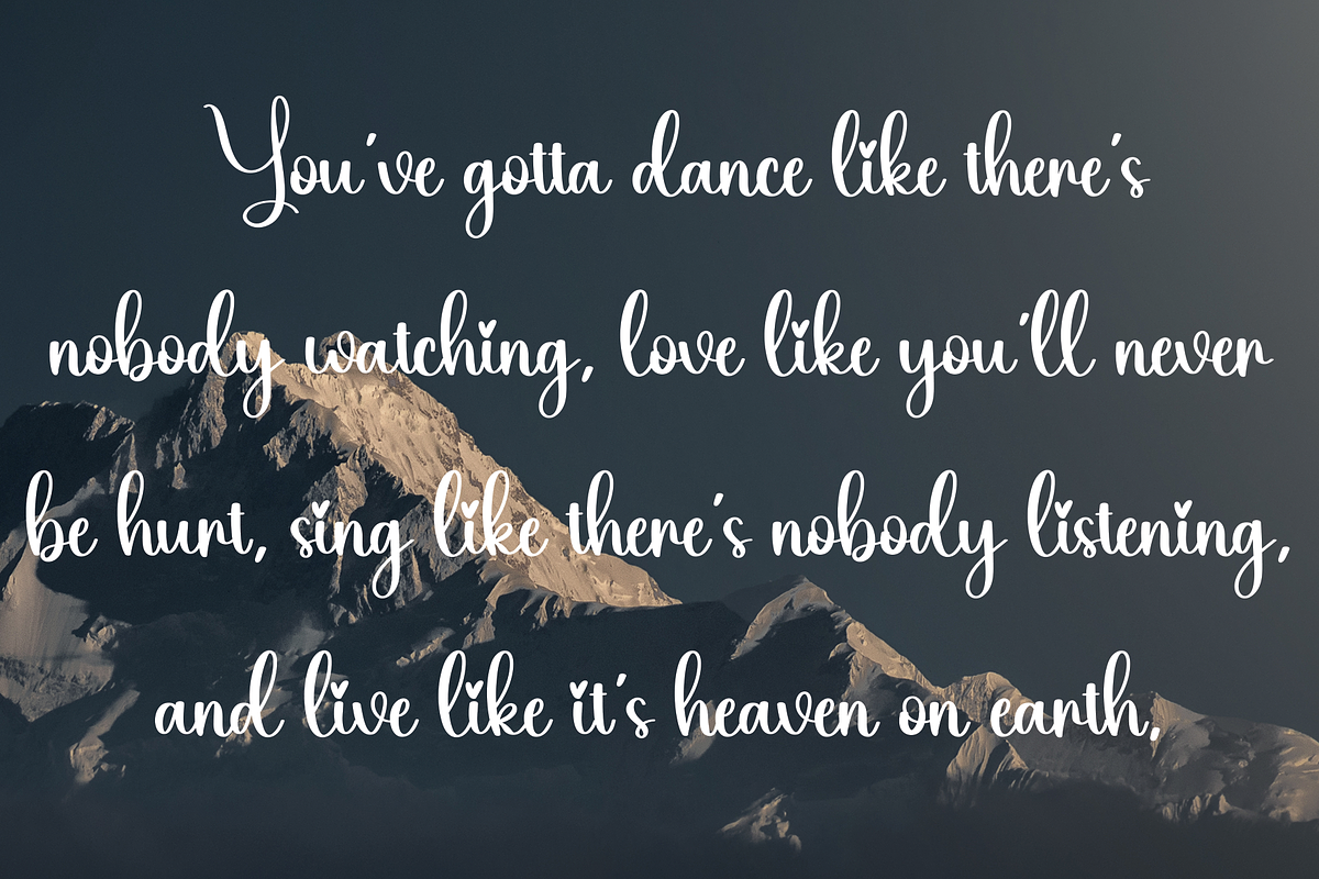 Achieve | Script Font, a Script Font by Scratchones (Photo 6 of 8)