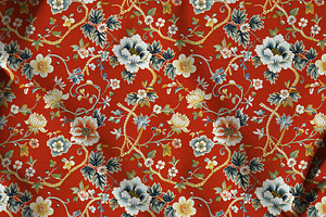 Chinoiserie Floral Seamless Pattern