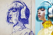 Realistic Pen Sketch Creator, an Action Add-On by Amorjesu.com (Thumbnail 30 of 37)