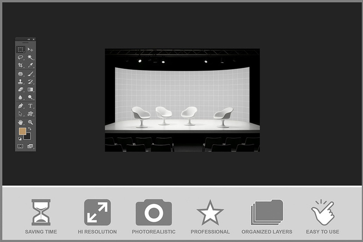 Corporate Summit Mockup, a Product Mockup by Bruno's Shop