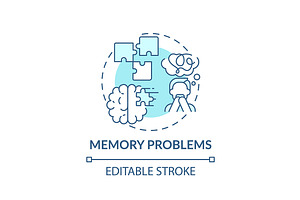 Memory Problems Concept Icon