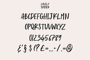 Lovely Summer A Brush Font, a Handwritten Font by Prestige Artsy Studio (Thumbnail 8 of 8)