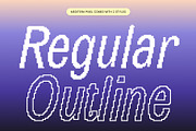 Meditera Pixel, a Sans Serif Font by Craft Supply Co. (Thumbnail 4 of 8)