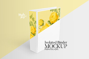 Isolated Binder Mockup