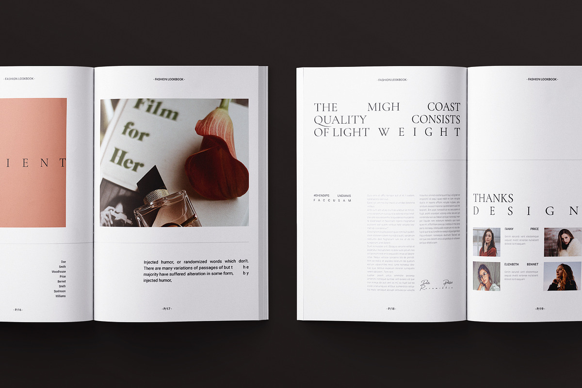 Fashion Lookbook Catalogue Template preview 8