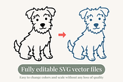 Cute Dog Breed Line Art illustration, an Animal Illustration by Kusumaillustration (Thumbnail 2 of 7)