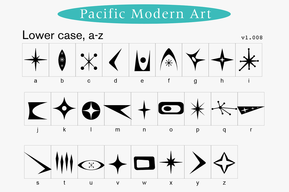 Midcentury Modern Retro Design Kit, a Pattern Graphic by Pacific Modern Art (Photo 66 of 89)