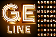 Realistic vector neon alphabet 4, an Object Graphic by popskraft (Thumbnail 7 of 7)