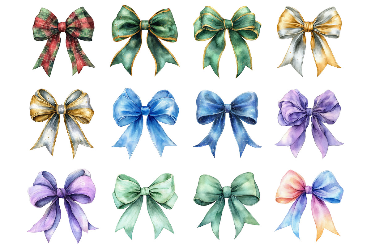 Christmas Bow Sublimation Bundle, a Graphic by CitraGraphics (Photo 2 of 5)
