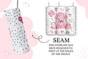 Custom Name Nurse Tumbler Wrap PNG, a Pattern Graphic by TumblerArtDS (Thumbnail 2 of 3)