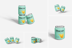 Drink Can Mockup, a Packaging Mockup by Indah