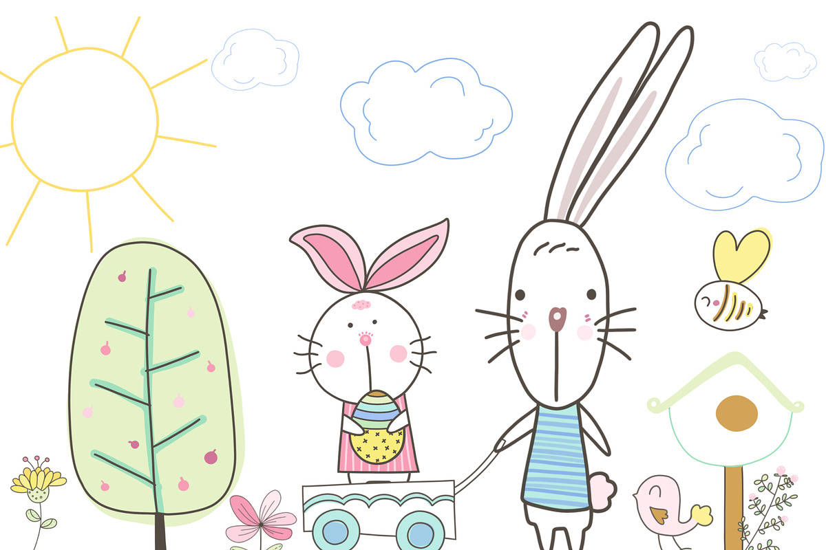 Cheerful Little Bunny, a Brush Add-On by Sense Library (Photo 5 of 7)