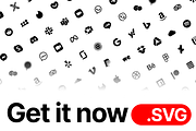 Social Media Icons Vector Pack SVG, a Solid Icon by Design Bits (Thumbnail 4 of 5)