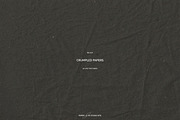 Black Crumpled Paper Textures | JPG, a Texture Graphic by Studio Viita (Thumbnail 4 of 10)