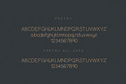 Poetry | Modern Minimal Sans Duo, a Sans Serif Font by Heart + Soul Studios (Thumbnail 8 of 9)