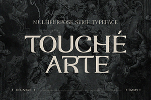 Touche Arte - Sharp Serif Font