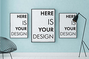 4 mockups interior loft style, a Print Template by FilL239 (Thumbnail 6 of 9)