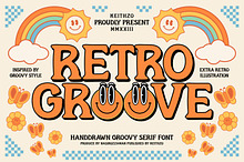 Retro Groove - Retro Font