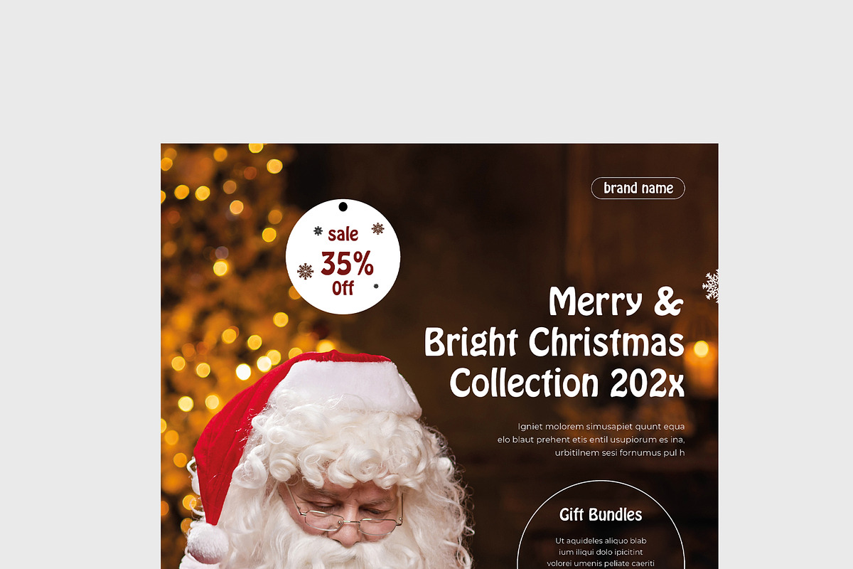 Christmas Catalog Brochure Template, a Brochure Template by MightyDesign (Photo 2 of 8)