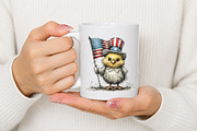 Whimsical 4th of July Chicken PNG, a Seasonal Illustration by Canvas Craft (Thumbnail 9 of 10)