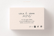 Elegant Photography Business Card, a Business Card Template by iloladesign (Thumbnail 2 of 2)