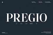 GC Pregio - Clean Serif Typeface, a Serif Font by Glyphonic (Thumbnail 1 of 15)