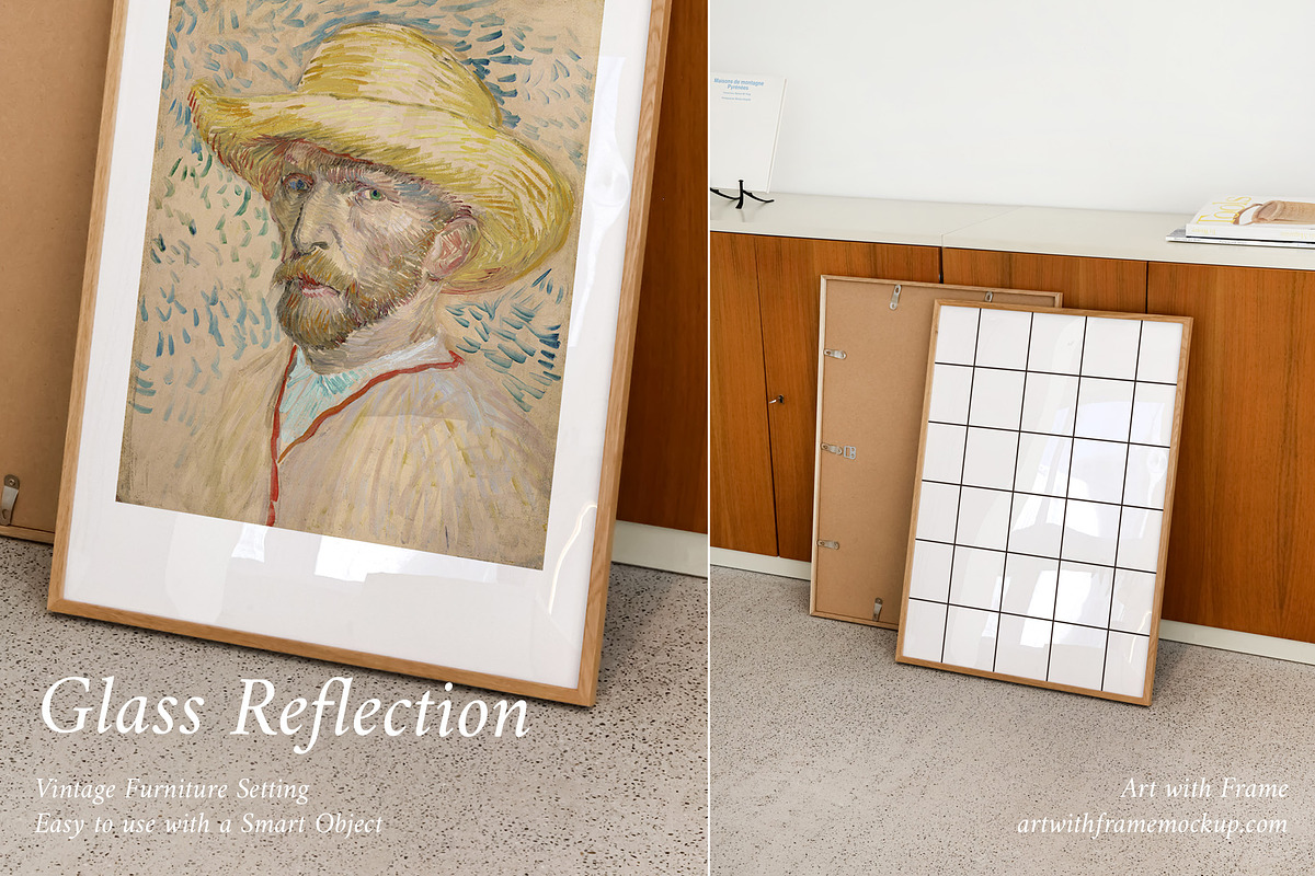 10 Nordic Frame Mockup Set, a Product Mockup by ArtwithFrame (Photo 5 of 13)