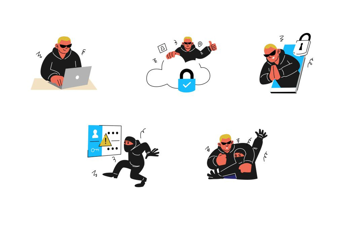 Character Cyber Security Style Vol 1, an Object Graphic by SLAB! Design (Photo 3 of 3)